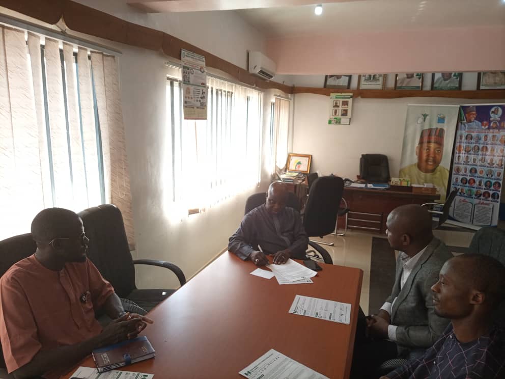 Initiation meeting led by the VODAN Africa Nigeria Technical Lead Abdullahi A. KAWU, ; Dr. Adamu A. I and Bashir Y. SARKI who is among the Data Stewards